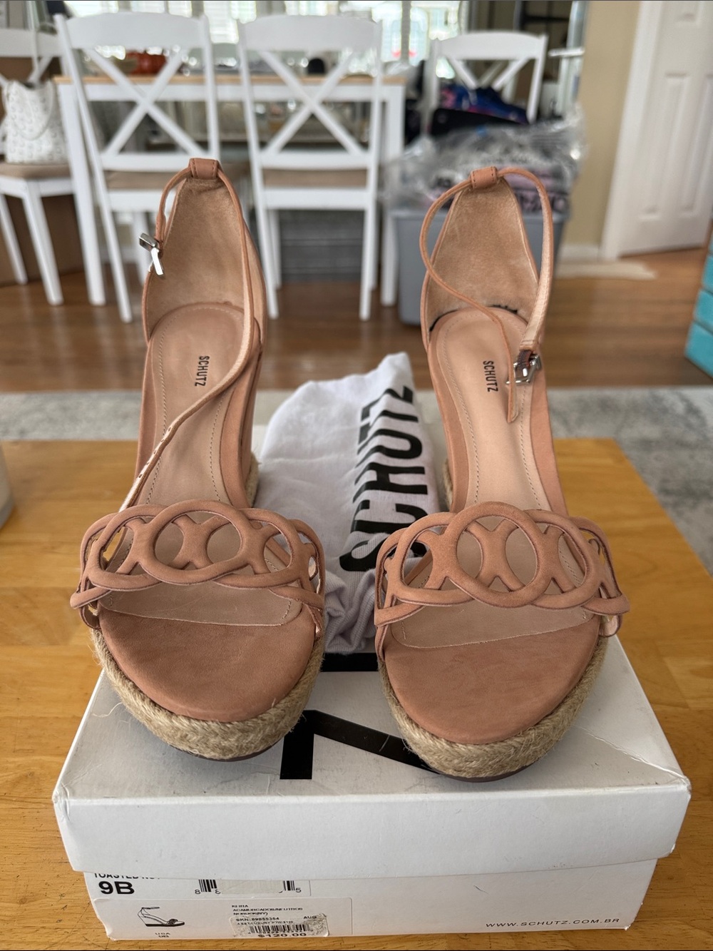 Schutz Espadrille Sandals size 8.5 NIB